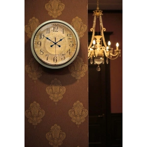 Mey İthalat® Bronz Nostalji 40 Cm Metal Eskitme Duvar Saati