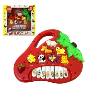 Mey İthalat® Çiftlik Korosu Türkçe Sesli Çilek Piyano