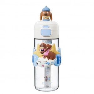 Mey İthalat® D2537 DILLER 600 ML BOYUN ASKILI TRITAN SU MATARASI