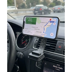 Mey İthalat® Dashboard Manyetik Telefon Tutucu Ayarlanabilir Telefon Standı
