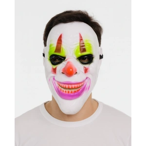 Mey İthalat® Delirten Gülüş Psikopat Palyaço Temalı Joker Maskesi