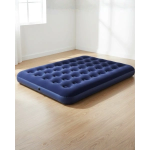 Mey İthalat® Dış Mekan Şişme Yatak Çift Kişilik Flokeli Yüzey Konforlu Kullanım