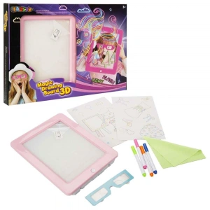 Mey İthalat® DOODLE 3D SİHİRLİ ÇİZİM TAHTASI PEMBE VEYA BEYAZ