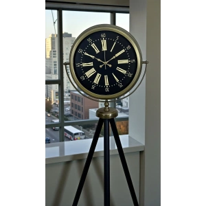 Mey İthalat® Eskitme İhtişam Tripod Ayaklı Saat