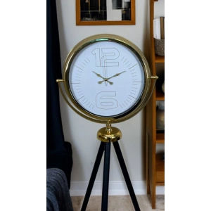 Mey İthalat® Gold Noble Radiance Tripod Ayaklı Saat