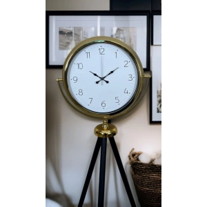 Mey İthalat® Gold Premium Dekoratif Tripod Ayaklı Saat