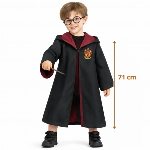 Mey İthalat® Harry Potter Bebek Kostüm Seti – Asa Gözlük Pelerin 71 cm (2-4 Yaş)
