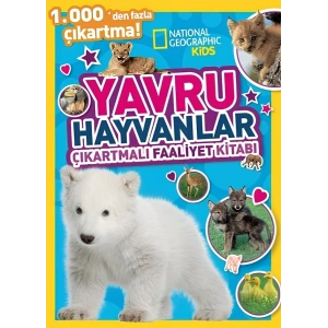 Mey İthalat®  Kids Yavru Hayvanlar Çıkartmalı Faaliyet Kitabı