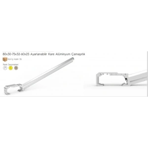 Mey İthalat® Koral Ayarlı Balkon Çamaşır Askılığı 80X30/60X25