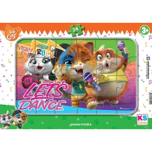 Mey İthalat® Ks Games 24 Parça Cats  Frame Puzzle