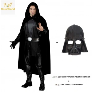 Mey İthalat® Luke Skywalker Pelerini Yetişkin Ve Maskesi