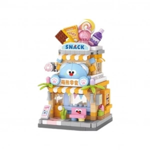 Mey İthalat® LZ-8868 ATIŞTIRMALIK DÜKKANI 410 PARÇA BLOCK OYUNCAK