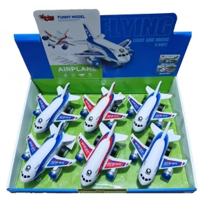 Mey İthalat® MG-D500-29 SÜRTMELİ IŞIKLI VE MÜZİKLİ YOLCU UÇAĞI