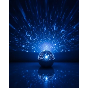 Mey İthalat® Müzikli Yıldız Yansıtmalı Dekoratif Gece Lambası