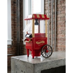 Mey İthalat® Nostaljik Tasarımlı Yağsız Mısır Patlatma Makinesi