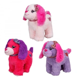Mey İthalat® Peluş Köpek Oturan Renkli 25 Cm 1 Adet Fiyatıdır