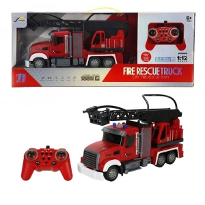Mey İthalat® S00005092 U/K İTFAİYE KAMYON 1:12 SES/IŞIK 2.4G