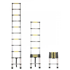 Mey İthalat® Saraylı Teleskopik Merdiven 11 Basamak 3.20 Metre