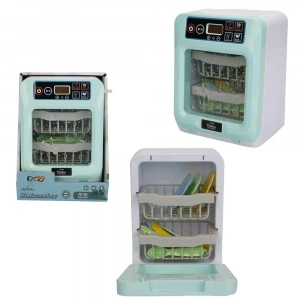 Mey İthalat® Sesli ve Işıklı Yeşil Bulaşık Makinesi