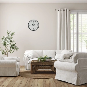 Mey İthalat® Soft Beyaz 36 Cm Dekoratif Duvar Saati