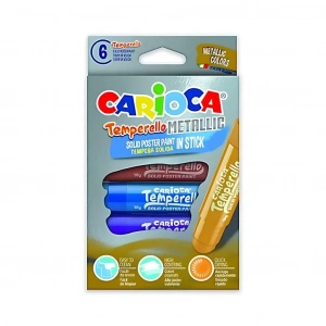 Mey İthalat®  Temperello Stıck Poster Boyama Kalemi Metalik 6’lı