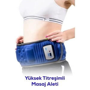 Mey İthalat® Titreşimli Masaj Kemeri- Kas Gevşetici Masaj Aleti Ve Vücut Şekillendirme Cihazı