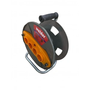 Mey İthalat® Welder Seyyar Boş Makara 4 Prizli