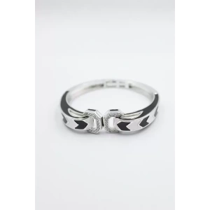 Mineli Kelepçe Bilezik - Gümüş