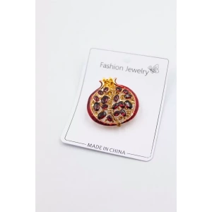 Nar Broş - Kırmızı