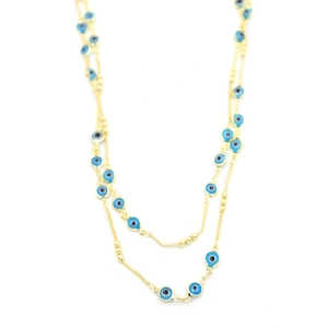 Nazar Kolye - 90 cm - Mavi