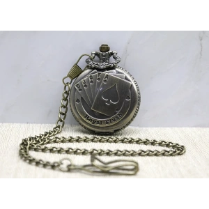 Oyun Kartı Köstekli Saat Alk3876