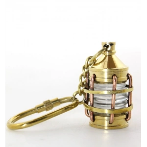 Pirinç Gaz Lambası Tasarımlı Anahtarlık