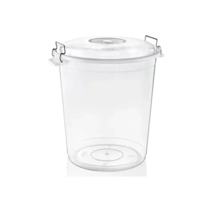 Plus Şeffaf Bakliyat Kovası 50 Litre Royaleks-ASD173