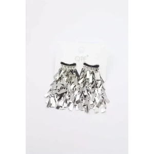 Pullu Küpe - Gümüş