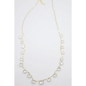 Taş Sallantılı Kolye - Altın