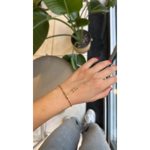 Taşlı Bilezik Şahmeran - Altın