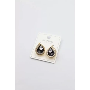 Taşlı Küpe - Altın