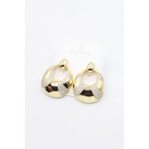 Taşlı Küpe - Altın