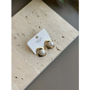 Taşlı Küpe - Beyaz