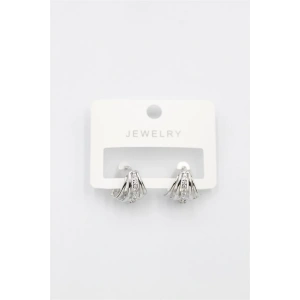 Taşlı Küpe - Gümüş