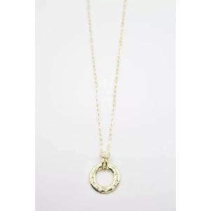 Taşlı Vip Kolye - Altın