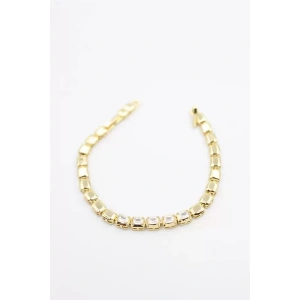 Taşlı Xuping Bileklik - Altın