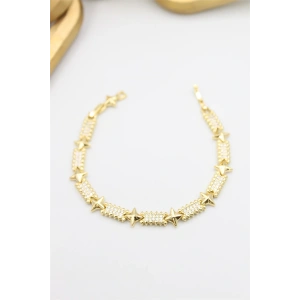 Taşlı Xuping Bileklik - Altın