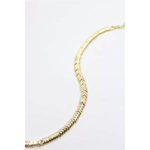 Taşlı Xuping Bileklik - Altın