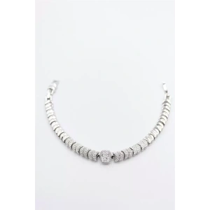 Taşlı Xuping Bileklik - Gümüş