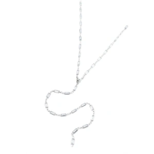 Taşlı Y Kolye - Gümüş