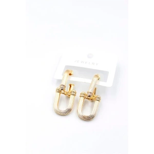 Tf Zincir Küpe - Altın