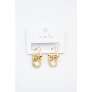 Tf Zincir Küpe - Altın