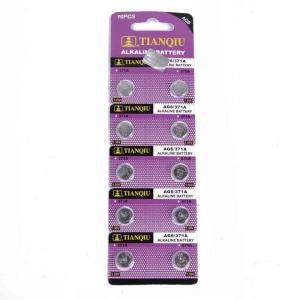 TıanQıu Ag6 Lr920/371 Alkalin 10lu Düğme Pil