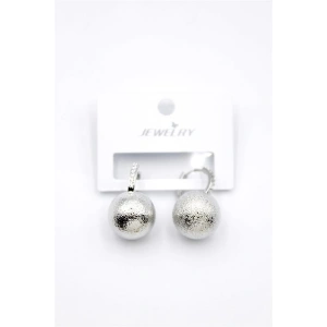 Top Küpe - Gümüş